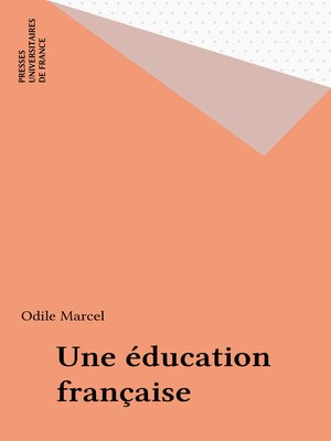 cover image of Une éducation française